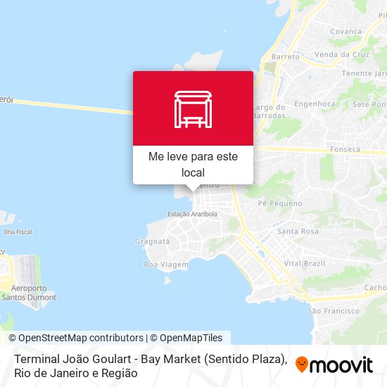 Terminal João Goulart - Bay Market (Sentido Plaza) mapa