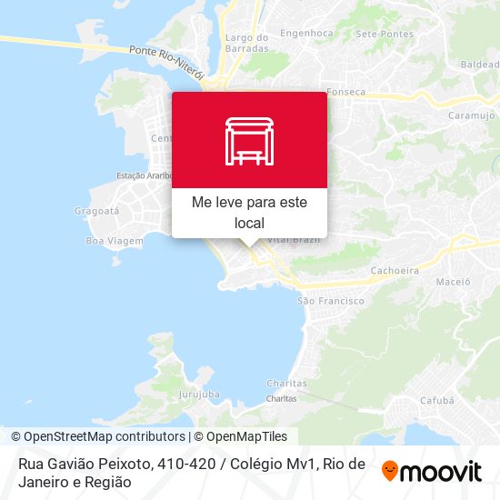 Rua Gavião Peixoto, 410-420 / Colégio Mv1 mapa