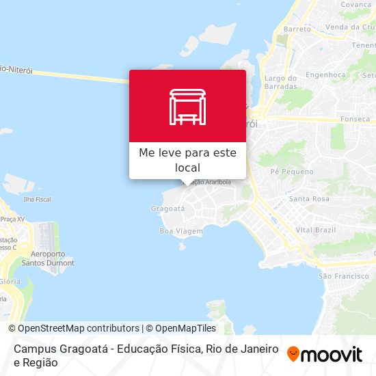 Campus Gragoatá - Educação Física mapa