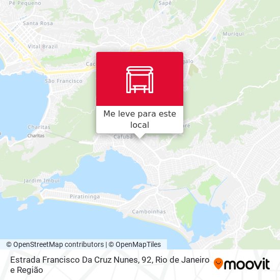 Estrada Francisco Da Cruz Nunes, 92 mapa