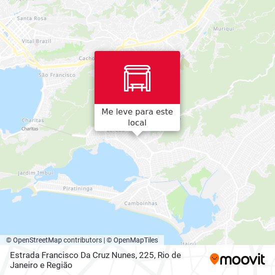 Estrada Francisco Da Cruz Nunes, 225 mapa