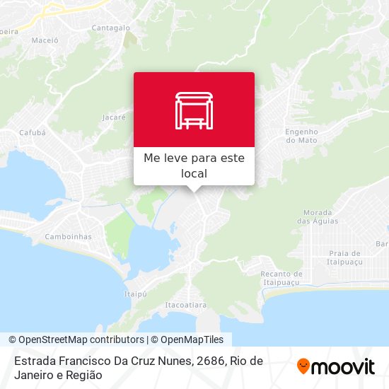 Estrada Francisco Da Cruz Nunes, 2686 mapa