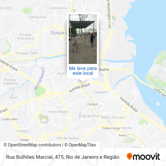 Rua Bulhões Marcial, 475 mapa