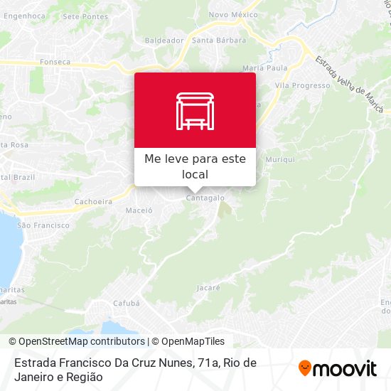 Estrada Francisco Da Cruz Nunes, 71a mapa
