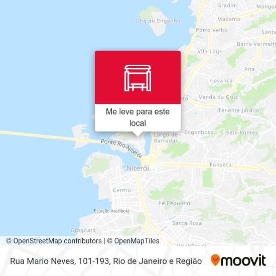 Rua Mario Neves, 101-193 mapa