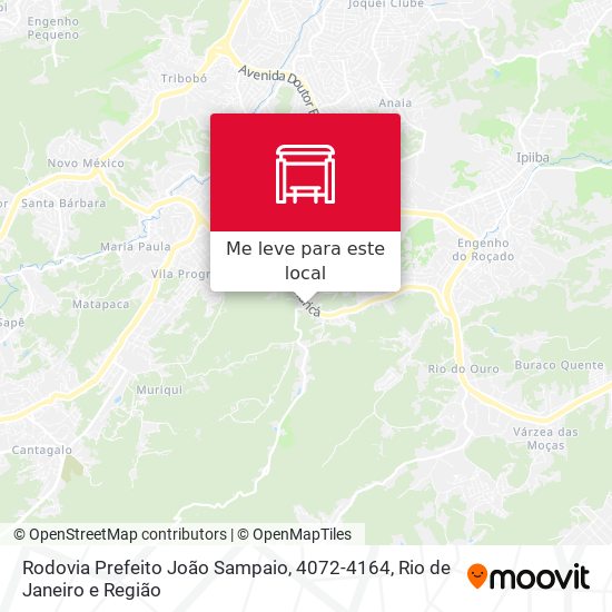 Rodovia Prefeito João Sampaio, 4072-4164 mapa