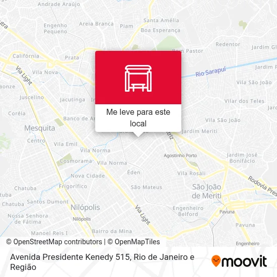 Avenida Presidente Kenedy 515 mapa