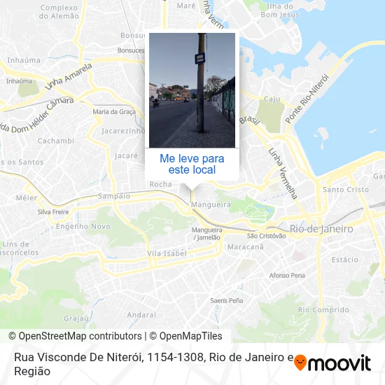 Rua Visconde De Niterói, 1154-1308 mapa