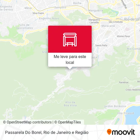 Passarela Do Borel mapa