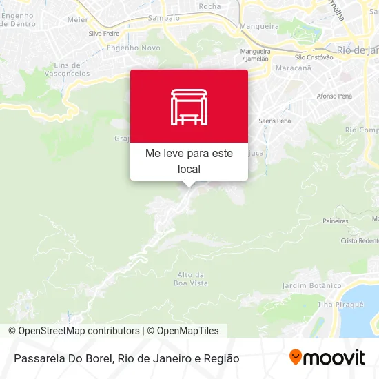Passarela Do Borel mapa