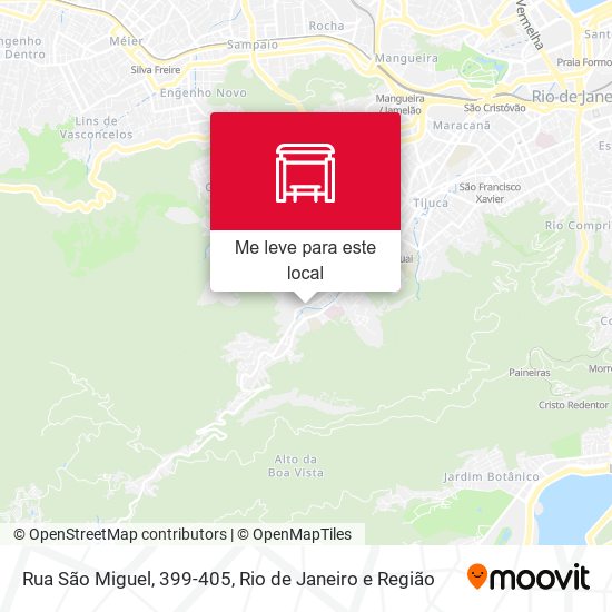Rua São Miguel, 399-405 mapa
