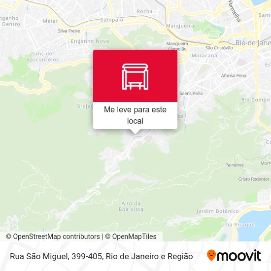 Rua São Miguel, 399-405 mapa