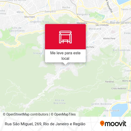 Rua São Miguel, 269 mapa