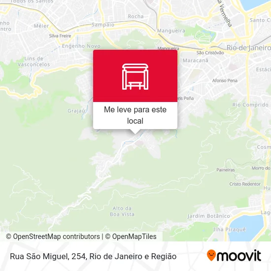 Rua São Miguel, 254 mapa