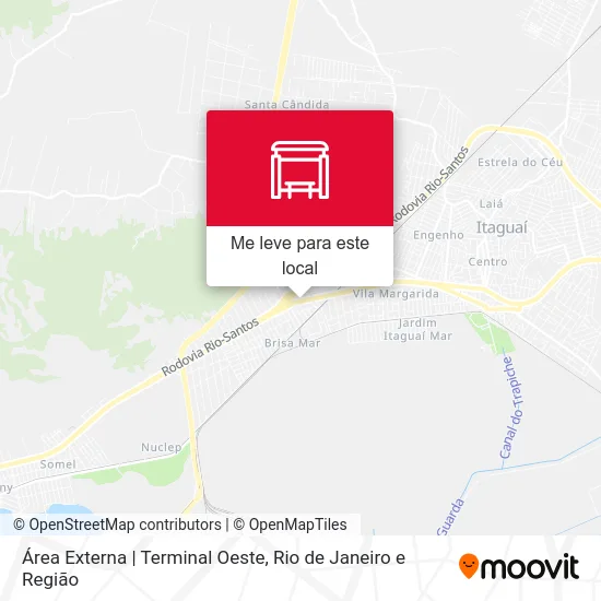 Área Externa | Terminal Oeste mapa