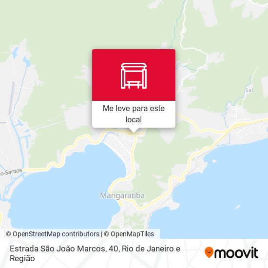 Estrada São João Marcos, 40 mapa
