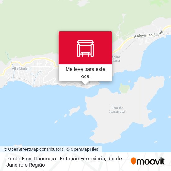 Ponto Final Itacuruçá | Estação Ferroviária mapa