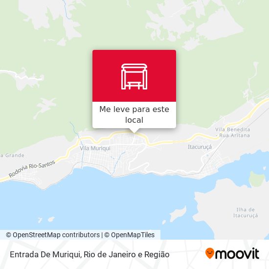 Entrada De Muriqui mapa