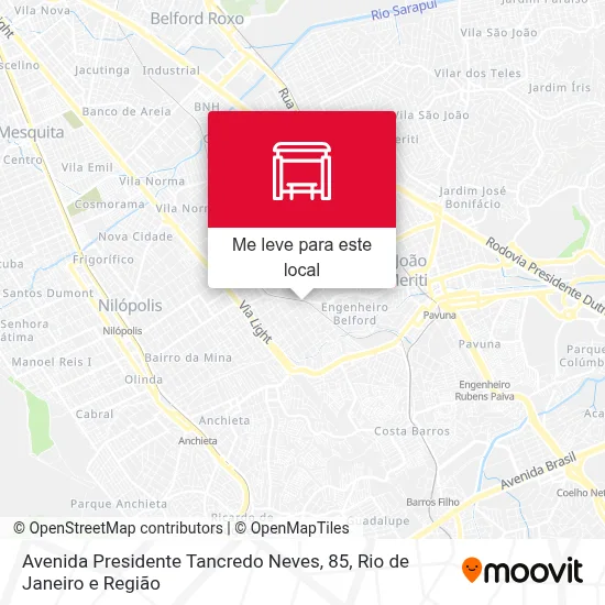 Avenida Presidente Tancredo Neves, 85 mapa