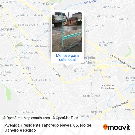 Avenida Presidente Tancredo Neves, 85 mapa