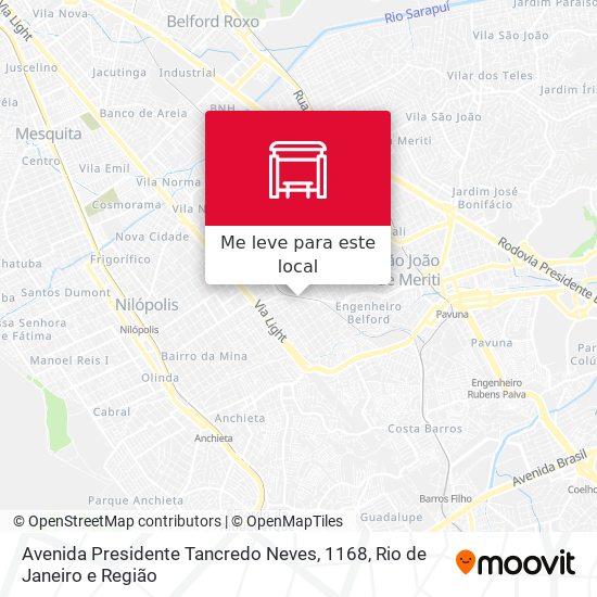 Avenida Presidente Tancredo Neves, 1168 mapa