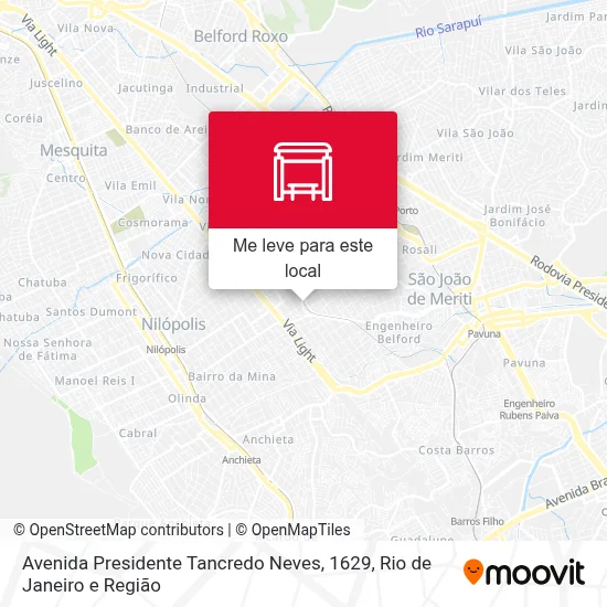 Avenida Presidente Tancredo Neves, 1629 mapa