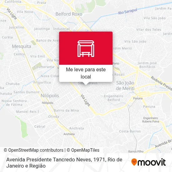 Avenida Presidente Tancredo Neves, 1971 mapa