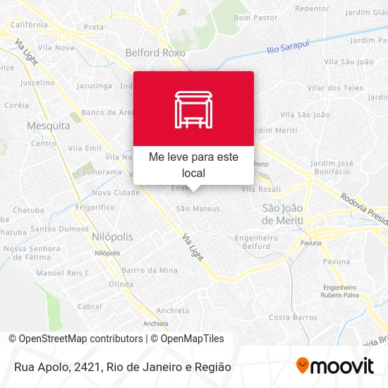Rua Apolo, 2421 mapa