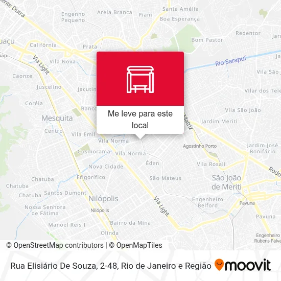 Rua Elisiário De Souza, 2-48 mapa