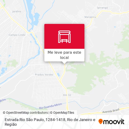 Estrada Rio São Paulo, 1284-1418 mapa