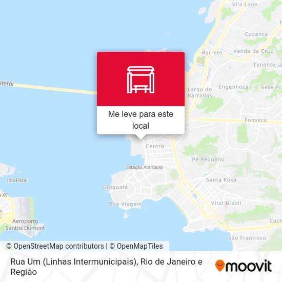 Rua Um (Linhas Intermunicipais) mapa