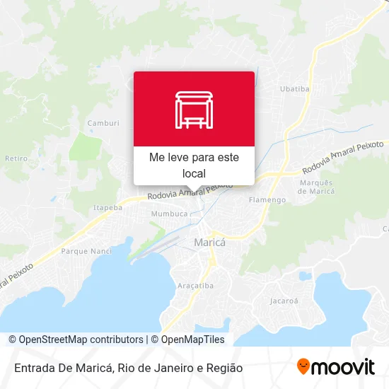 Entrada De Maricá mapa