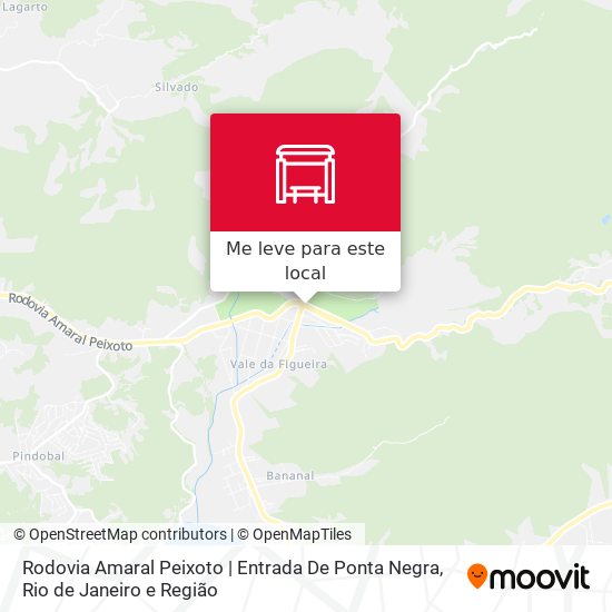 Rodovia Amaral Peixoto | Entrada De Ponta Negra mapa