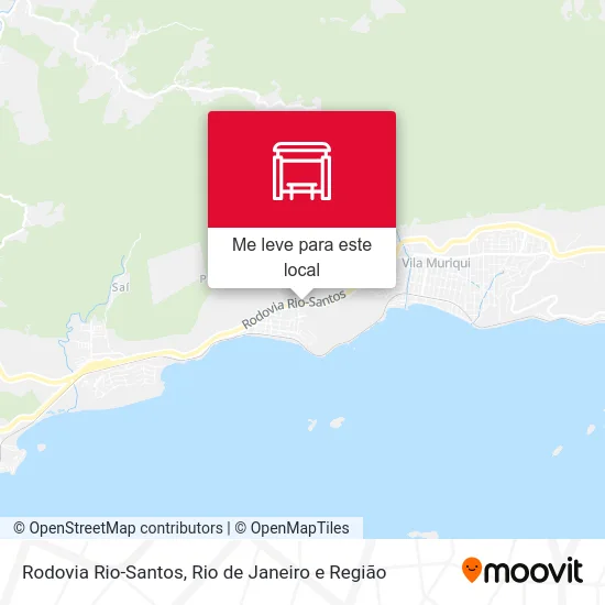 Rodovia Rio-Santos mapa