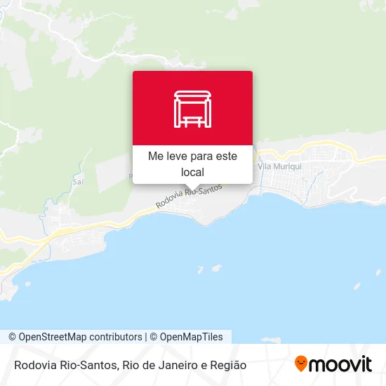 Rodovia Rio-Santos mapa