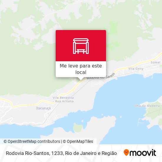 Rodovia Rio-Santos, 1233 mapa