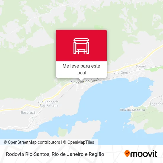 Rodovia Rio-Santos mapa