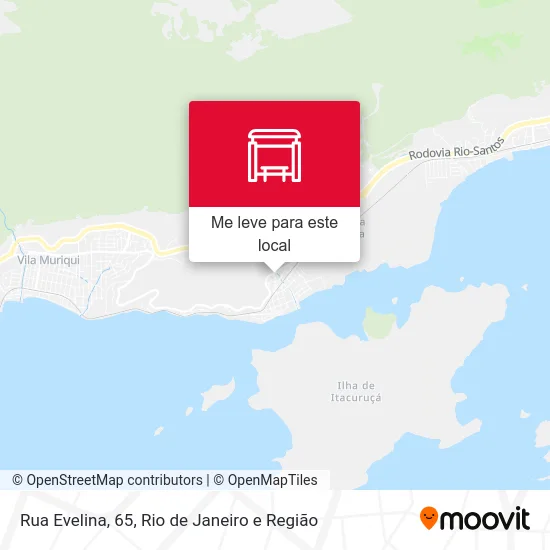 Rua Evelina, 65 mapa