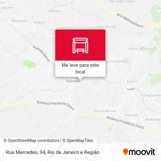 Rua Mercedes, 94 mapa