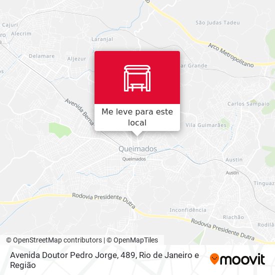 Avenida Doutor Pedro Jorge, 489 mapa