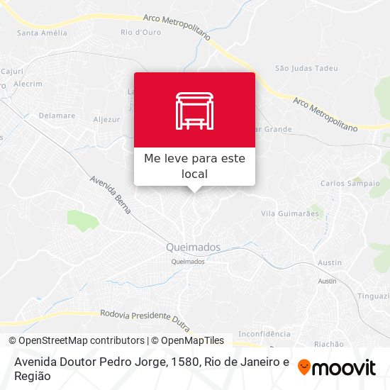 Avenida Doutor Pedro Jorge, 1580 mapa