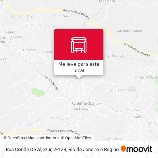 Rua Condé De Aljezur, 2-128 mapa