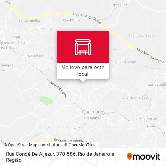 Rua Condé De Aljezur, 370-586 mapa