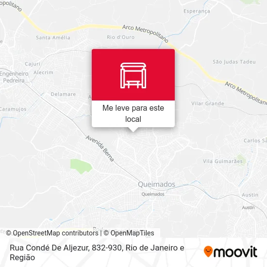 Rua Condé De Aljezur, 832-930 mapa