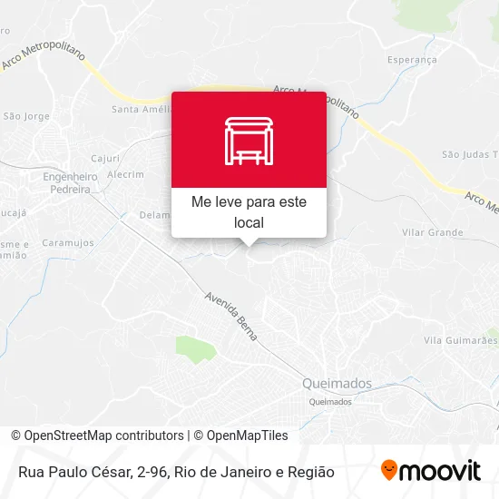 Rua Paulo César, 2-96 mapa