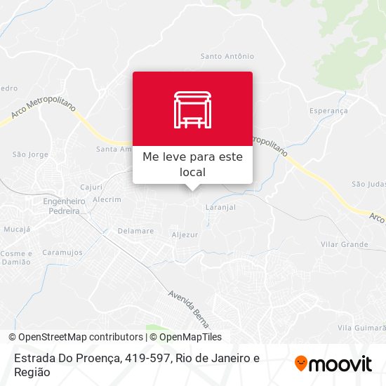 Estrada Do Proença, 419-597 mapa