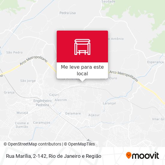 Rua Marília, 2-142 mapa