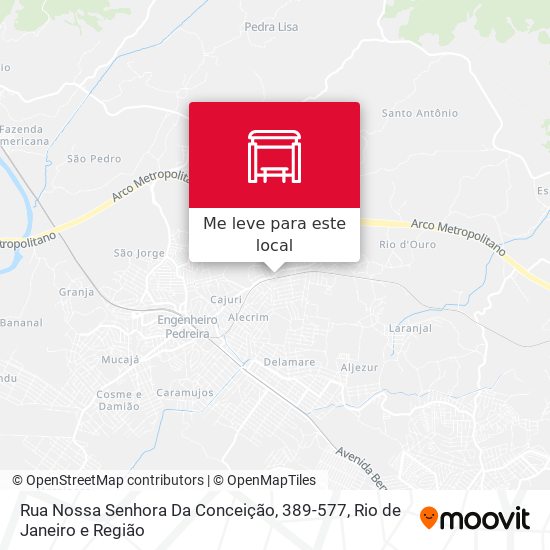 Rua Nossa Senhora Da Conceição, 389-577 mapa