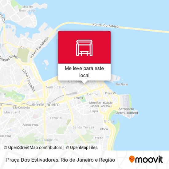 Praça Dos Estivadores mapa