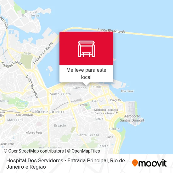 Hospital Dos Servidores - Entrada Principal mapa